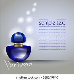perfume bottle brochure