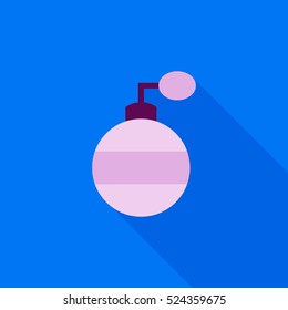 perfume bottle flat icon illustration isolated vector sign symbol 