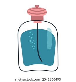 Ilustración vectorial de productos de perfume, ideal para el logotipo, pegatinas, diseño de carteles, folletos, tarjetas, etiquetas, etc