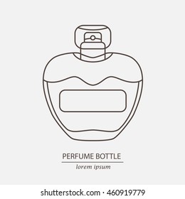  Perfume bottle icon. Can use for design wrapping paper packaging, scrap-booking, sites and perfume shops