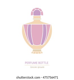  Perfume bottle icon. Can use for design wrapping paper packaging, scrap-booking, sites and perfume shops