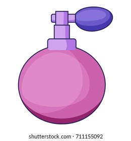 Perfume bottle icon. Cartoon illustration of perfume bottle vector icon for web
