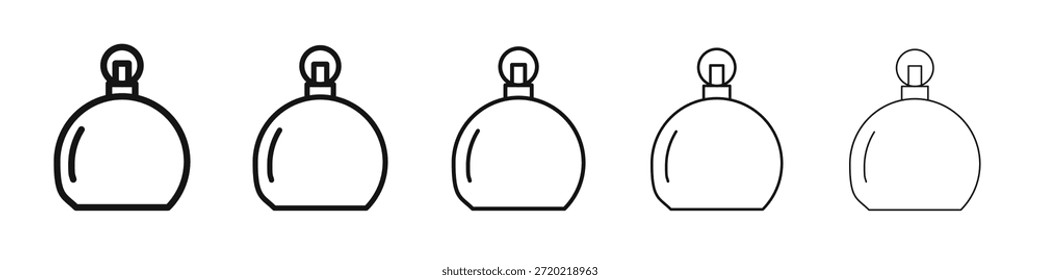 Perfume garrafa ícone design, logotipo, aplicativo, UI. Ilustração vetorial, EPS