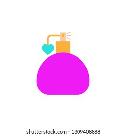 Perfume bottle icon. Element of Valentine day icon for mobile concept and web apps. Detailed Perfume bottle icon can be used for web and mobile