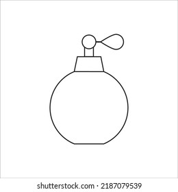 diseño vectorial del icono del frasco de perfume
