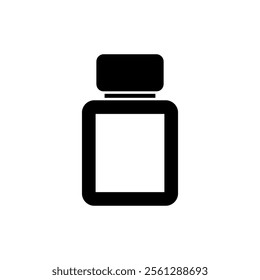 Perfume Bottle icon logo vector. beauty icon vector. makeup cosmetic icon vector
