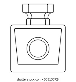 Perfume bottle icon. Outline illustration of perfume bottle vector icon for web