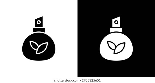 Icono de la botella de perfume, estilo plano simple. para diseños de ui o ux