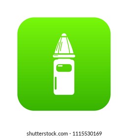 Perfume bottle icon. Simple illustration of perfume bottle vector icon for web