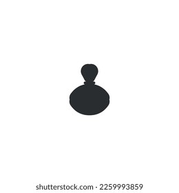 Perfume bottle icon. Simple style perfume big sale poster background symbol. Perfume bottle brand logo design element. Perfume bottle t-shirt printing. vector for sticker.