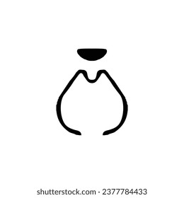 Icono de la botella Perfume. Símbolo de fondo de afiches con perfume de estilo simple a gran venta. Elemento de diseño del logotipo de la marca Perfume. Impresión de camisetas con botellas perfumadas. Vector para pegatinas.
