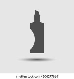 Perfume bottle icon vector