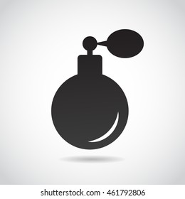 Perfume bottle icon. Vector art.