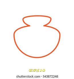 perfume, bottle, icon, vector illustration eps10