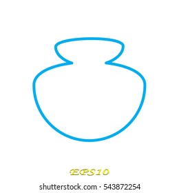 perfume, bottle, icon, vector illustration eps10