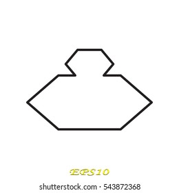 perfume, bottle, icon, vector illustration eps10