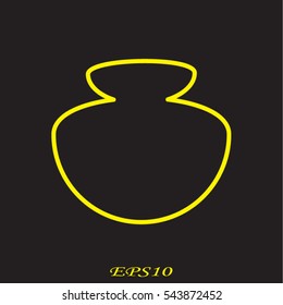 perfume, bottle, icon, vector illustration eps10