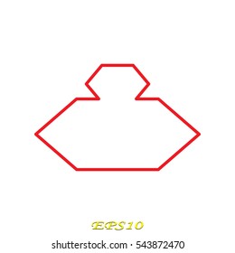 perfume, bottle, icon, vector illustration eps10