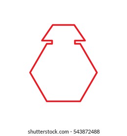 perfume, bottle, icon, vector illustration eps10