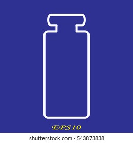 perfume, bottle, icon, vector illustration eps10