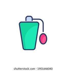 Perfume Bottle icon in vector. Logotype