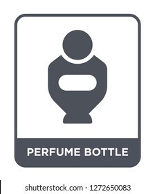 perfume bottle icon vector on white background, perfume bottle trendy filled icons from Beauty collection, perfume bottle simple element illustration