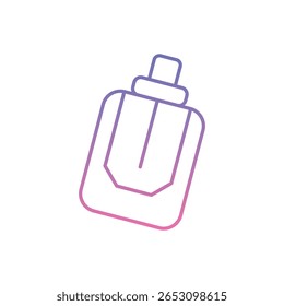 Botella de perfume Icon Vector Ilustración de stock