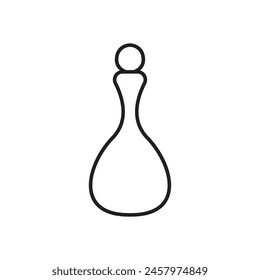 perfume bottle icon vector template illustration logo design
