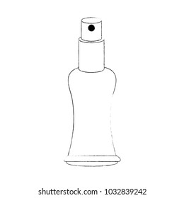 Perfume bottle isolated