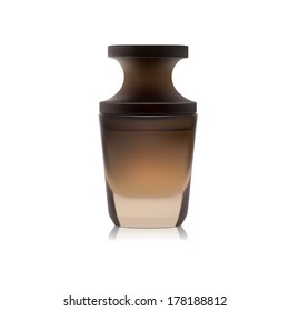 Perfume bottle - isolated on white background