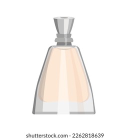Perfume in a bottle, isolated on a white background.Vector illustration of perfumes.