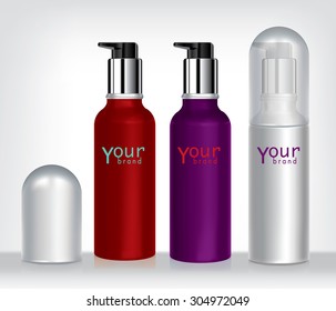 Perfume bottle isolated white background