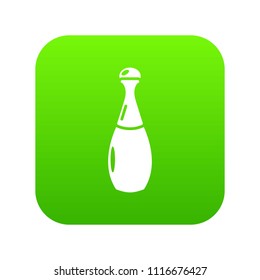 Perfume bottle lavender icon. Simple illustration of perfume bottle lavender vector icon for web