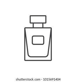 Perfume bottle line icon.