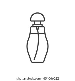 Perfume bottle line icon.