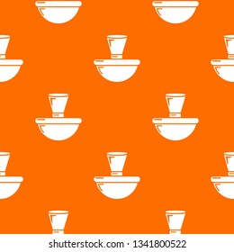 Perfume bottle london pattern vector orange for any web design best