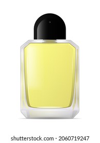 Perfume Bottle on white background, realistic vector illustration