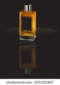 perfume bottle with a realistic outlook