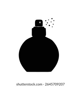Parfümflasche Silhouette Symbol Vektorgrafik