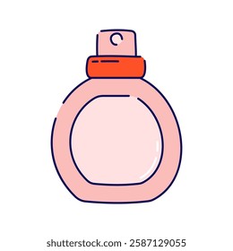 Perfume Bottle. A spray bottle for fragrance.