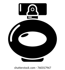 Perfume bottle spray icon. Simple illustration of perfume bottle spray vector icon for web