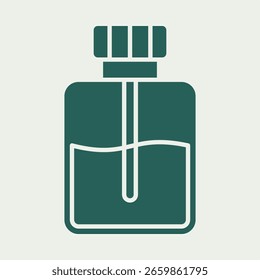 Parfümflasche trendy nützlichen Vektor Illustration Design wunderschön bunt Hintergrund.eps