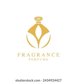 Perfume Bottle Vector Creative Illustration Design. Perfect for your Perfume Shop Business or Brand.