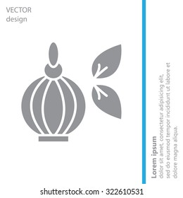 Perfume bottle vector icon