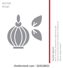 Perfume bottle vector icon