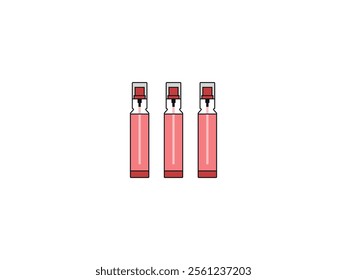 Perfume bottle vector icon. Fragrance perfume illustration. Aroma Scent Cosmetics for Men or Women, Luxury Fragrance, natural odors, aromatic fragrant liquid