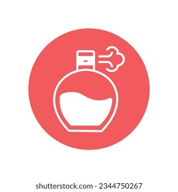 Perfume bottle Vector icon which can easily modify or edit

