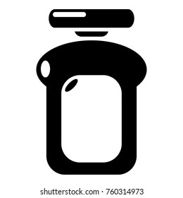 Perfume bottle water icon. Simple illustration of perfume bottle water vector icon for web