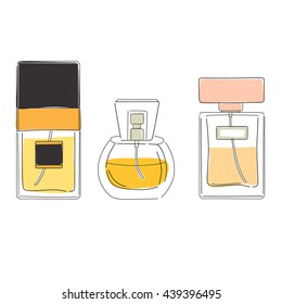 Perfume bottles.