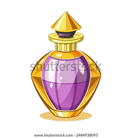Perfume bottles icon on white background